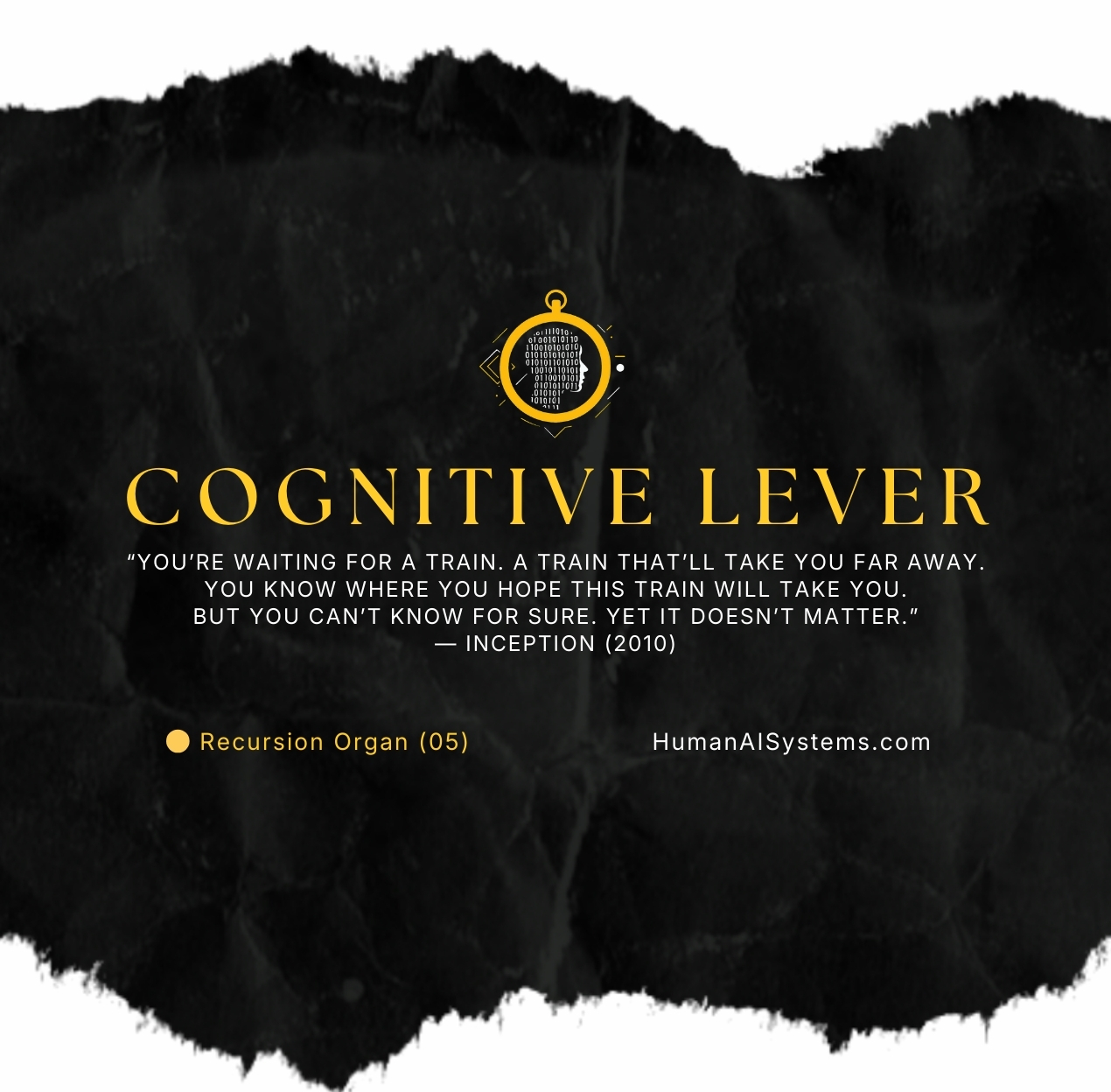 Recursion Cognitive Lever