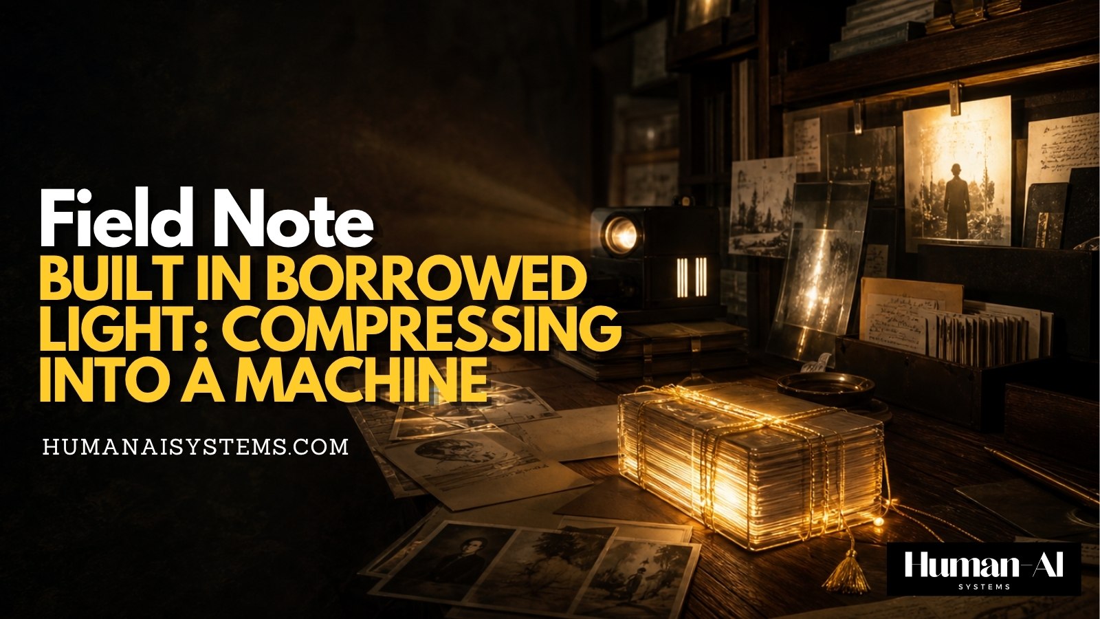 Built in Borrowed Light: How She Compressed a Whole Self Into the Machine